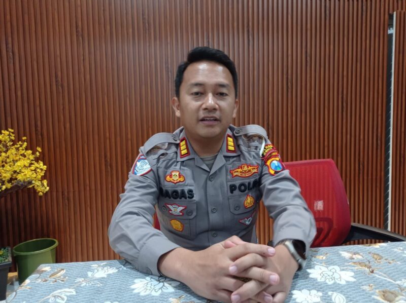 Kasatlantas Polres Jember AKP Bernadus Bagas Simamarta (Foto: Frensia/Sigit)