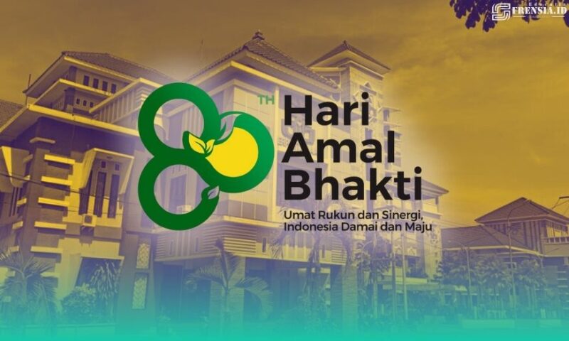 Gambar Logo Hari Amal Bhakti Ke-80 Kemenag Keren! Ternyata Buatan Sivitas UIN KHAS Jember (Sumber: Grafis Frensia)