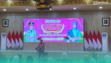 Bupati Jember, Muhammad Fawait sambutan di Pendapa Wahyawibawagraha, Senin (15/12/2025). Foto: Frensia/Sigit.