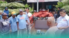 Suasana saat proses pendataan calon penerima sepeda listrik (Foto: istimewa).