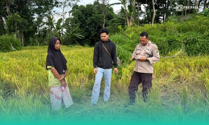 Polisi saat melakukan olah TKP. (Foto: Istimewa).