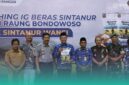 Bupati Bondowoso, Abdul Hamid Wahid, saat acara Launching Beras Sintanur Lembah Raung Bondowoso. (Foto: Istimewa).