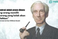Foto Betrand Russel (Sumber: Arif)