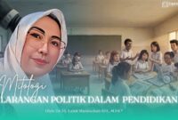 Gambar Mitologi Larangan Politik Dalam Pendidikan (Frensia Grafis)