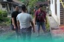 Polisi saat melakukan olah TKP. (Foto:Istimewa). 