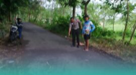 Polisi saat melakukan olah TKP. (Foto: Istimewa)