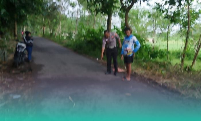 Polisi saat melakukan olah TKP. (Foto: Istimewa)