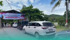 Suasana kendaraan di tiket masuk Papuma-Watu Ulo. (Foto: Frensia/Sigit).