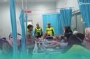 6 orang korban kecelakaan beruntun mengalami luka dan harus dirawat di rumah sakit. (Foto: Istimewa).