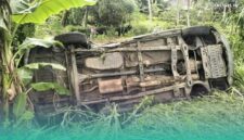 Penampakan Mobil yang Tabrak Pohon (Foto: Istimewa).