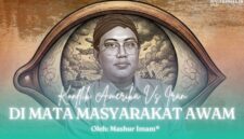 Gambar Ilustrasi Konflik Amerika-Iran di Mata Masyarakat Awam (Grafis Frensia)