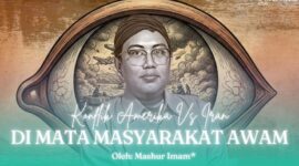 Gambar Ilustrasi Konflik Amerika-Iran di Mata Masyarakat Awam (Grafis Frensia)