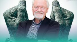 Gambar David Robie, Periset Yang Pernah Utarakan Standar Kebebasan Pers di Indonesia Bermasalah (Sumber: Grafis Frensia)