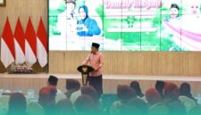 Bupati Jember, Muhammad Fawait saat sambutan di acara Daurah Ilmiyah BNN (Bu Nyai Nusantara) (Foto: Istimewa). 