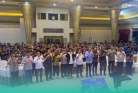 Acara Sosialisasi Pengawasan Pemerintah Desa dan Pengawasan Dana Desa, di Pendapa Wahyawibawagraha, Kamis, 12 Februari 2026.