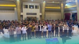 Acara Sosialisasi Pengawasan Pemerintah Desa dan Pengawasan Dana Desa, di Pendapa Wahyawibawagraha, Kamis, 12 Februari 2026. 