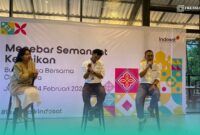 Saat acara Indosat sambut Ramadan Perkuat Jaringan di Jatim (Foto: Sigit/Frensia). 