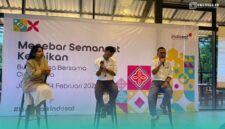 Saat acara Indosat sambut Ramadan Perkuat Jaringan di Jatim (Foto: Sigit/Frensia). 