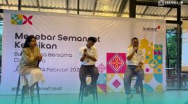 Saat acara Indosat sambut Ramadan Perkuat Jaringan di Jatim (Foto: Sigit/Frensia). 