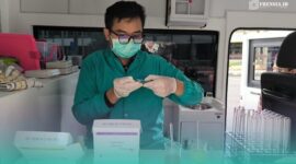 BPOM saat melakukan uji Lab. (Foto: Istimewa). 