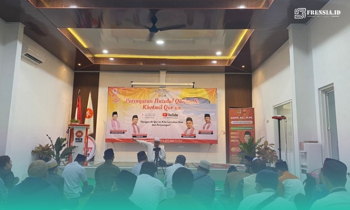 Suasana peringatan Nuzulul Quran di DPD PKS Jember (Foto: Sigit/Frensia). 