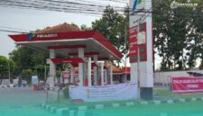 Suasana terkini SPBU di Teuku Umar, Kaliwates, Jember (Foto: Istimewa).