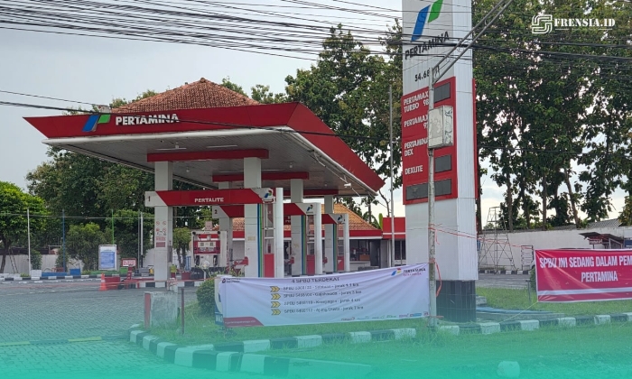 Suasana terkini SPBU di Teuku Umar, Kaliwates, Jember (Foto: Istimewa). 