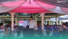 Bupati Jember, Muhammad Fawait, saat acara Safari Ramadan di Kecamatan Ledokombo, Jember (Foto: Fadli/Frensia).