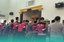 Kondisi masjid Raya Pesona di Kecamatan Patrang, pasca garis polisi (polisi line) di buka. (Foto: Sigit/Frensia). 