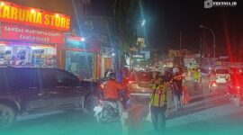 Kondisi arus lalu lintas saat perjalanan mudik di Jember. (Foto: Sigit/Frensia). 