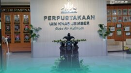Perpustakaan Universitas Islam Negeri Kiai Haji Achmad Siddiq (UIN KHAS) Jember (Foto: Fadli/Frensia).
