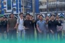Aliansi Mahasiswa Universitas Muhammadiyah (Unmuh) Jember, saat selesai membacakan pernyataan sikap atas kasus penyiraman air keras terhadap Wakil Koordinator KontraS, Andrie Yunus. (Foto: Istimewa).