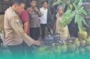 Polisi saat sidak pangkalan gas elpiji (Foto: Istimewa). 