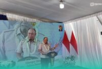 Kepala Badan Gizi Nasional (BGN), Dadan Hidayana, saat sambuatan  di Ponpes Nurul Chotib, Jombang, Jember. (Foto: Fadli/Frensia). 