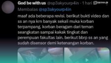Tangkapan layar dari akun media sosial X Formely Twitter, @ God Be With Us. 