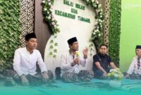 Kepala Kantor Urusan Agama, Kecamatan Tanggul, Jember, Mulyadi saat menyampaikan fokus pelayanan di Hari 100 Kerja (Foto: Istimewa). 