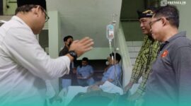 Siti Nurus Syamsiyah, salah satu ASN yang sedang dirawat di RSD dr. Soebandi setelah terjatuh saat melakukan Verval data kemiskinan (Foto: Fadli/Frensia).