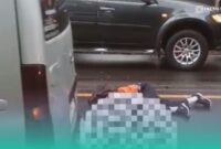 Korban tewas di jalan raya saat kecelakaan (Foto: Istimewa). 