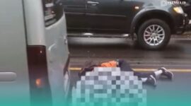 Korban tewas di jalan raya saat kecelakaan (Foto: Istimewa). 