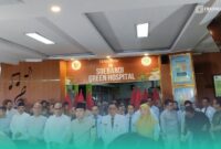 Bupati Jember, Muhammad Fawait saat acara Pro Gus 'e di RSD dr Soebandi (Fadli/Frensia).
