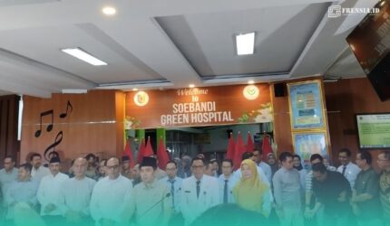 Bupati Jember, Muhammad Fawait saat acara Pro Gus 'e di RSD dr Soebandi (Fadli/Frensia)