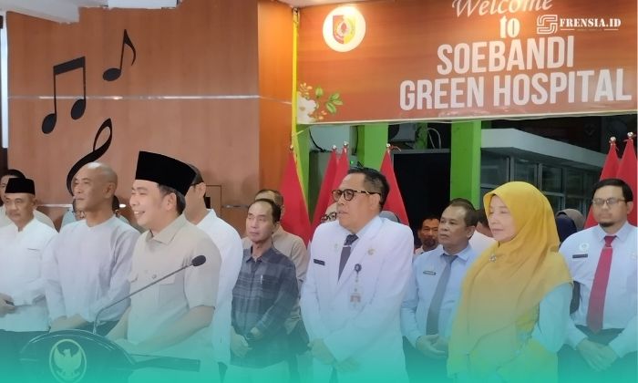 Bupati Jember, Muhammad Fawait saat acara Pro Gus 'e di RSD dr Soabandi (Foto: Fadli/Frensia).