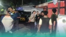 Pihak kepolisian saat mengecek lokasi kejadian (Foto: Istimewa). 