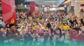 acara lomba mewarnai yang diadakan Fiber Castell di Transmart Jember (Foto: Istimewa). 