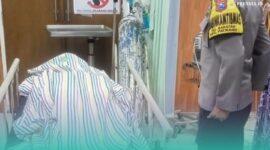 Kondisi korban yang tertabrak di RSD dr. Soebandi, Jember (Foto: Sigit/Frensia). 