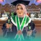 Khamidatus Sholeha Ma'rufin, Wisudawan Terbaik Program Sarjana UIN KHAS Jember dan sekaligus hafidzah 30 Juz (Foto: Istimewa). 