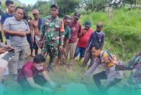 Korban yang hanyut di sungai saat setelah dievakuasi (Foto: Istimewa). 