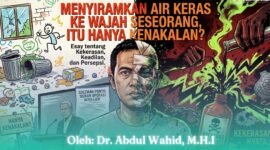 Gambar Menyiramkan Air Keras ke Wajah Seseorang, itu Hanya Kenakalan? (Sumber: Ilustrasi Ai)