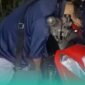 Pria yang tewas di atas sepeda motor (Foto: Istimewa). 