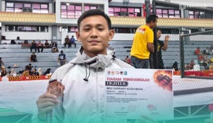 Kepala Kepelatihan Bidang Keatletan Pagar Nusa UIN KHAS Jember, Supriady Ali Sahbana (Foto: Dokumentasi pribadi).